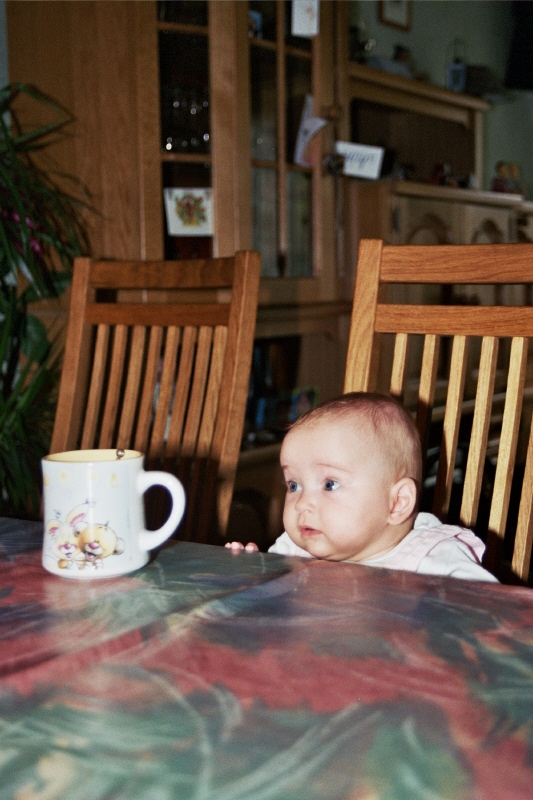 plaatje van esther aan tafel